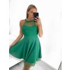 Šaty společenské krátké bez rukávu dámské Oriana (S/M ONE SIZE) ITALSKÁ MÓDA IM3236287/DU