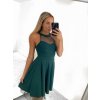 Šaty společenské krátké bez rukávu dámské Oriana (S/M ONE SIZE) ITALSKÁ MÓDA IM3236287/DU
