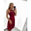 Šaty společenské krátké bez rukávu dámské Oriana (S/M ONE SIZE) ITALSKÁ MÓDA IM3236287/DU