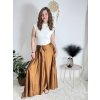 Sukně saténová dlouhá dámská Carol (S/M/L ONE SIZE) ITALSKá MODA IM325CAROL/DUR (Velikost S/M/L, Barva zelená smaragdová)