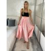 Sukně saténová dlouhá dámská Carol (S/M/L ONE SIZE) ITALSKá MODA IM325CAROL/DUR (Velikost S/M/L, Barva zelená smaragdová)