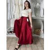 Sukně saténová dlouhá dámská Carol (S/M/L ONE SIZE) ITALSKá MODA IM325CAROL/DUR (Velikost S/M/L, Barva zelená smaragdová)