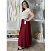 Sukně saténová dlouhá dámská Carol (S/M/L ONE SIZE) ITALSKá MODA IM325CAROL/DUR (Velikost S/M/L, Barva zelená smaragdová)
