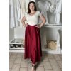 Sukně saténová dlouhá dámská Carol (S/M/L ONE SIZE) ITALSKá MODA IM325CAROL/DUR (Velikost S/M/L, Barva zelená smaragdová)