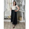 Sukně saténová dlouhá dámská Carol (S/M/L ONE SIZE) ITALSKá MODA IM325CAROL/DUR (Velikost S/M/L, Barva zelená smaragdová)
