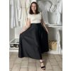 Sukně saténová dlouhá dámská Carol (S/M/L ONE SIZE) ITALSKá MODA IM325CAROL/DUR (Velikost S/M/L, Barva zelená smaragdová)