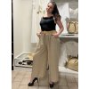 Kalhoty letní s páskem dámské nadrozměr JANE (44/46/48 ONE SIZE) ITALSKÁ MÓDA IM425289/DUR