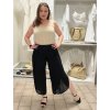 Kalhoty harémky aladinky letní dlouhé dámské JASMINA (S/M/L ONE SIZE) ITALSKÁ MÓDA IM424438/DUR