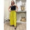 Kalhoty dlouhé oversize s páskem dámské nadrozměr SIMONE (46/48/50 ONE SIZE) ITALSKÁ MÓDA IMWDT25972/DU