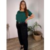 Kalhoty dlouhé oversize s páskem dámské nadrozměr SIMONE (46/48/50 ONE SIZE) ITALSKÁ MÓDA IMWDT25972/DU