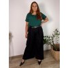 Kalhoty dlouhé oversize s páskem dámské nadrozměr SIMONE (46/48/50 ONE SIZE) ITALSKÁ MÓDA IMWDT25972/DU