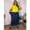 Sukně dámská nadrozměr SILVIE (44/46/48 ONE SIZE) ITALSKÁ MÓDA IM4253156/DUR