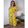 Šaty letní krátký rukáv dámské nadrozměr JULIE (52/54/56 ONE SIZE) ITALSKÁ MÓDA IMSM25012/DUR