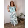 Šaty letní krátký rukáv dámské nadrozměr JULIE (52/54/56 ONE SIZE) ITALSKÁ MÓDA IMSM25012/DUR