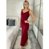 Šaty společenské elegantní na ramínka dámské ANGELIKA (S/M/L ONE SIZE) ITALSKÁ MÓDA IMC251001/DU
