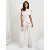 Souprava top bez rukávu a kalhoty dlouhé dámské (XS/S/M ONE SIZE) IMM25M39622/DUR (Velikost XS/S/M, Barva béžová krémová)