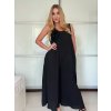 Overal dlouhý oversize bez rukávu dámský GIORGIA (S/M  ONE SIZE) ITALSKÁ MÓDA IMWAD25918/DU