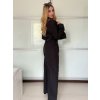 Souprava elegantní sako krátké dlouhý rukáv a kalhoty dámské ALICE (S/M ONE SIZE) ITALSKÁ MÓDA IMWHP25525/DU