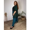 Cardigan letní 3/4 dlouhý rukáv dámský nadrozměr VESUNA (48/50/52 ONE SIZE) ITALSKÁ MÓDA IM425415/DU