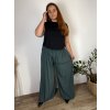 Kalhoty dlouhé letní dámské nadrozměr DANIELLA (48/50/52 ONE SIZE) ITALSKÁ MÓDA IM425258/DR