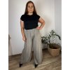 Kalhoty dlouhé letní dámské nadrozměr DANIELLA (48/50/52 ONE SIZE) ITALSKÁ MÓDA IM425258/DR