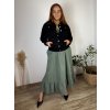 Bunda riflová krátká dámská (2XL-6XL) MOON GIRL MOON25GYD1337A/DUR (Velikost 2XL, Barva Černá)