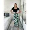 Overal elegantní krátký rukáv dámský MIA (XS/S/M ONE SIZE) ITALSKÁ MÓDA IMM25M55299-2/DUR (Velikost S/M, Barva zelená)