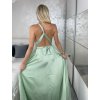 Šaty saténové variabilní dlouhé společenské bez rukávu dámské (S/M/L ONE SIZE) ITALSKÁ MÓDA IMPSH255338/DU (Velikost S/M/L, Barva růžová starorůžová)