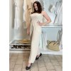 Overal dlouhý elegantní žabičkovaný carmen bez rukávu dámský (S/M/L ONE SIZE) ITALSKÁ MÓDA IM425322/DUR (Velikost S/M/L, Barva růžová fuchsiová)