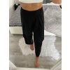 Kalhoty dlouhé aladinky letní dámské (S/M/L ONE SIZE) ITALSKÁ MÓDA IMD24029/DUR (Velikost S/M/L, Barva Černá)