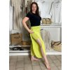 Kalhoty dlouhé aladinky letní dámské (S/M/L ONE SIZE) ITALSKÁ MÓDA IMD24029/DUR (Velikost S/M/L, Barva Černá)