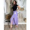 Kalhoty dlouhé aladinky letní dámské (S/M/L ONE SIZE) ITALSKÁ MÓDA IMD24029/DUR (Velikost S/M/L, Barva Černá)