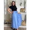 Sukně dlouhá dámská (S/M/L ONE SIZE) ITALSKá MODA IM3250001/DU (Velikost S/M/L, Barva hnědá)
