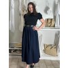 Sukně dlouhá s páskem dámská (S/M/L ONE SIZE) ITALSKÁ MÓDA IM425444/DU (Velikost S/M/L, Barva šedá)