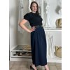 Sukně dlouhá s páskem dámská (S/M/L ONE SIZE) ITALSKÁ MÓDA IM425444/DU (Velikost S/M/L, Barva šedá)