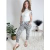 Kalhoty strečové mačkáče dlouhé dámské (S/M/L ONE SIZE) ITALSKÁ MÓDA IMPLI248115B/DR (Velikost S/M/L, Barva béžová)