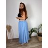 Sukně maxi s páskem dámská nadrozměr (54/56/58 ONE SIZE) ITALSKÁ MÓDA IMWT251094/DU (Velikost 56/58, Barva béžová)