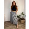 Sukně maxi s páskem dámská nadrozměr (54/56/58 ONE SIZE) ITALSKÁ MÓDA IMWT251094/DU (Velikost 56/58, Barva béžová)