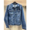 Bunda riflová jeans dámská nadrozměr (2XL-6XL) MOON GIRL SUN24GYD1892/DUR (Velikost 2XL, Barva modrá)