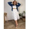 Bunda riflová jeans dámská nadrozměr (2XL-6XL) MOON GIRL SUN24GYD1892/DUR (Velikost 2XL, Barva modrá)