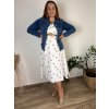 Bunda riflová jeans dámská nadrozměr (2XL-6XL) MOON GIRL SUN24GYD1892/DUR (Velikost 2XL, Barva modrá)