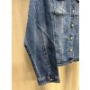 Bunda riflová jeans dámská nadrozměr (2XL-6XL) MOON GIRL SUN24GYD1892/DUR (Velikost 2XL, Barva modrá)