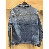 Bunda riflová jeans dámská nadrozměr (2XL-6XL) MOON GIRL SUN24GYD1892/DUR (Velikost 2XL, Barva modrá)