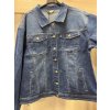 Bunda riflová jeans dámská nadrozměr (6XL-10XL) MOON GIRL SUN25GYD6015/DUR (Velikost 6XL, Barva modrá)