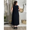 Šaty dlouhé letní oversize na ramínka dámské HELA (S/M/L ONE SIZE) ITALSKÁ MÓDA IM4251114/DUR (Velikost S/M/L, Barva béžová)