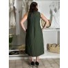 Šaty dlouhé letní oversize na ramínka dámské HELA (S/M/L ONE SIZE) ITALSKÁ MÓDA IM4251114/DUR (Velikost S/M/L, Barva béžová)