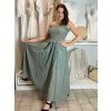 Šaty dlouhé letní na ramínka dámské (S/M/L ONE SIZE) ITALSKÁ MÓDA IMWGS251531/DR (Velikost S/M/L, Barva Černá)