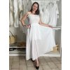 Šaty dlouhé letní na ramínka dámské (S/M/L ONE SIZE) ITALSKÁ MÓDA IMWGS251531/DR (Velikost S/M/L, Barva Černá)