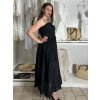 Šaty dlouhé letní na ramínka dámské (S/M/L ONE SIZE) ITALSKÁ MÓDA IMWGS251531/DR (Velikost S/M/L, Barva Černá)