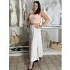 Sukně dlouhá s páskem dámská LAURA (S/M/L ONE SIZE) ITALSKÁ MÓDA IMWBL251612/DUR (Velikost S/M/L, Barva béžová)